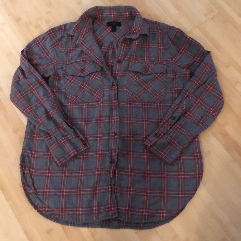 Flannel, Plaid, 2 Chest Pocket, Button down shirt